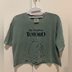 Totoro Cropped  T-shirt